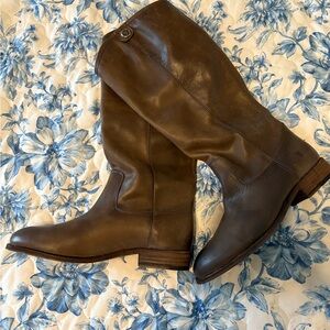 FRYE AND CO. Dark Brown Knee High Boots